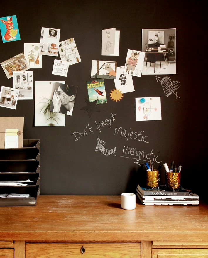 Magnetic Chalkboard Wallpaper